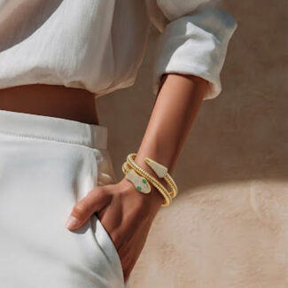 Serpentine Luxe Cuff
