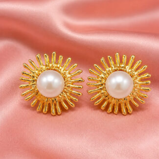 Sunburst Pearl Studs