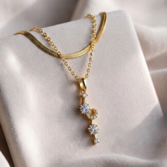 Celestial Herringbone Necklace